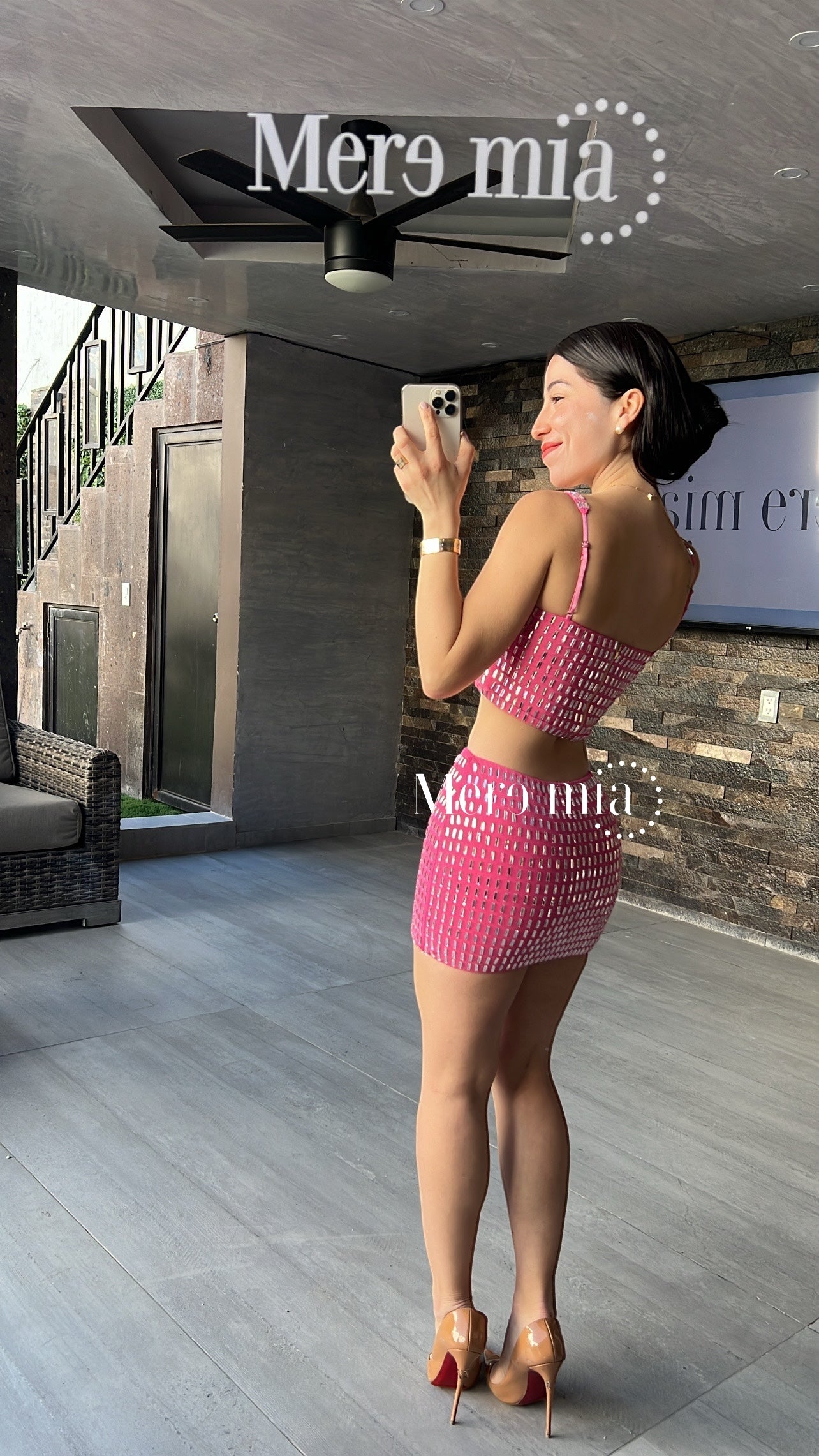 Conjunto rosa apl rect