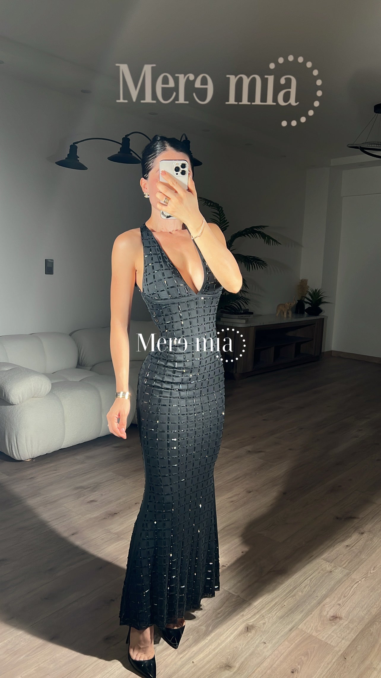 Vestido negro apl