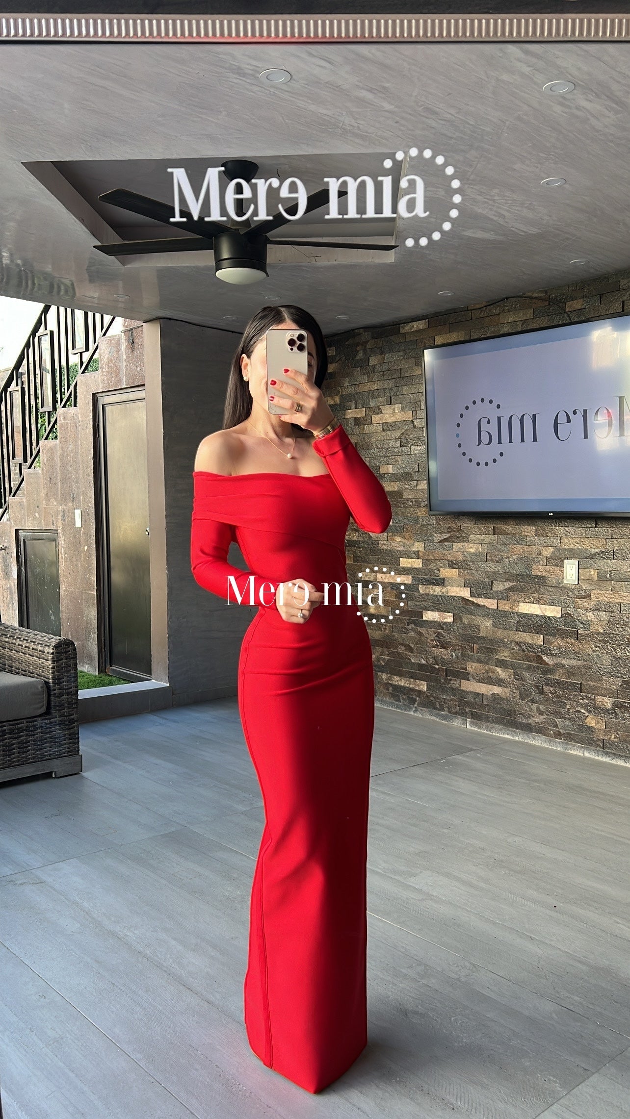 Vestido ml homb liso