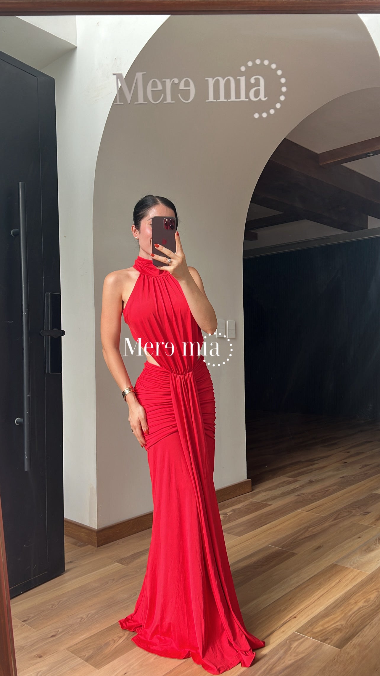 Vestido estola sin espalda