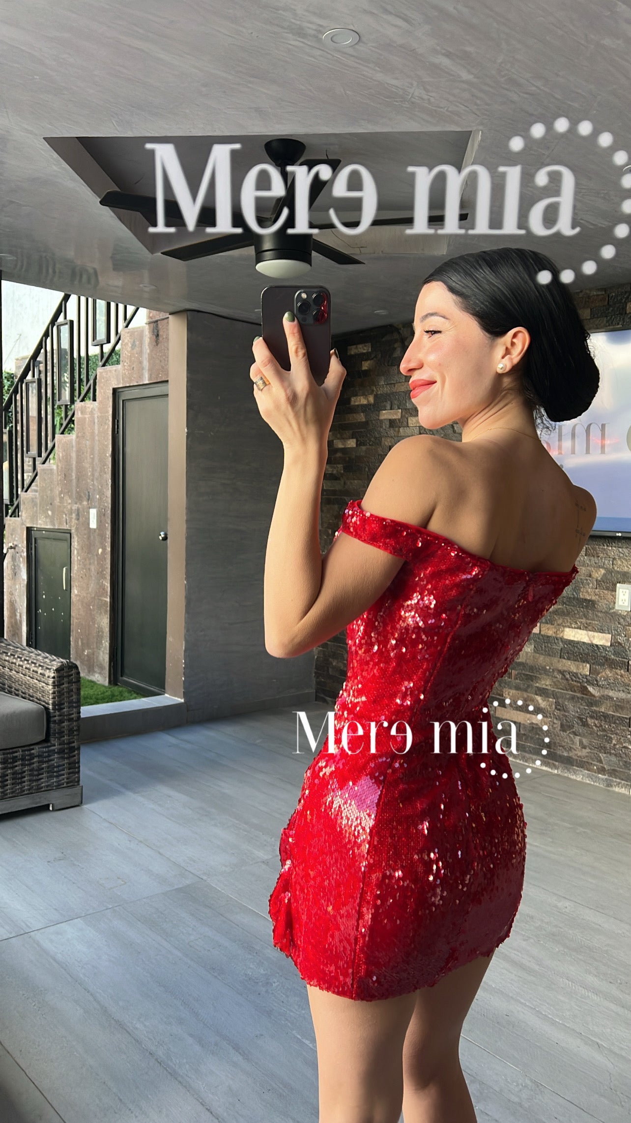 Vestido rojo lent nudo