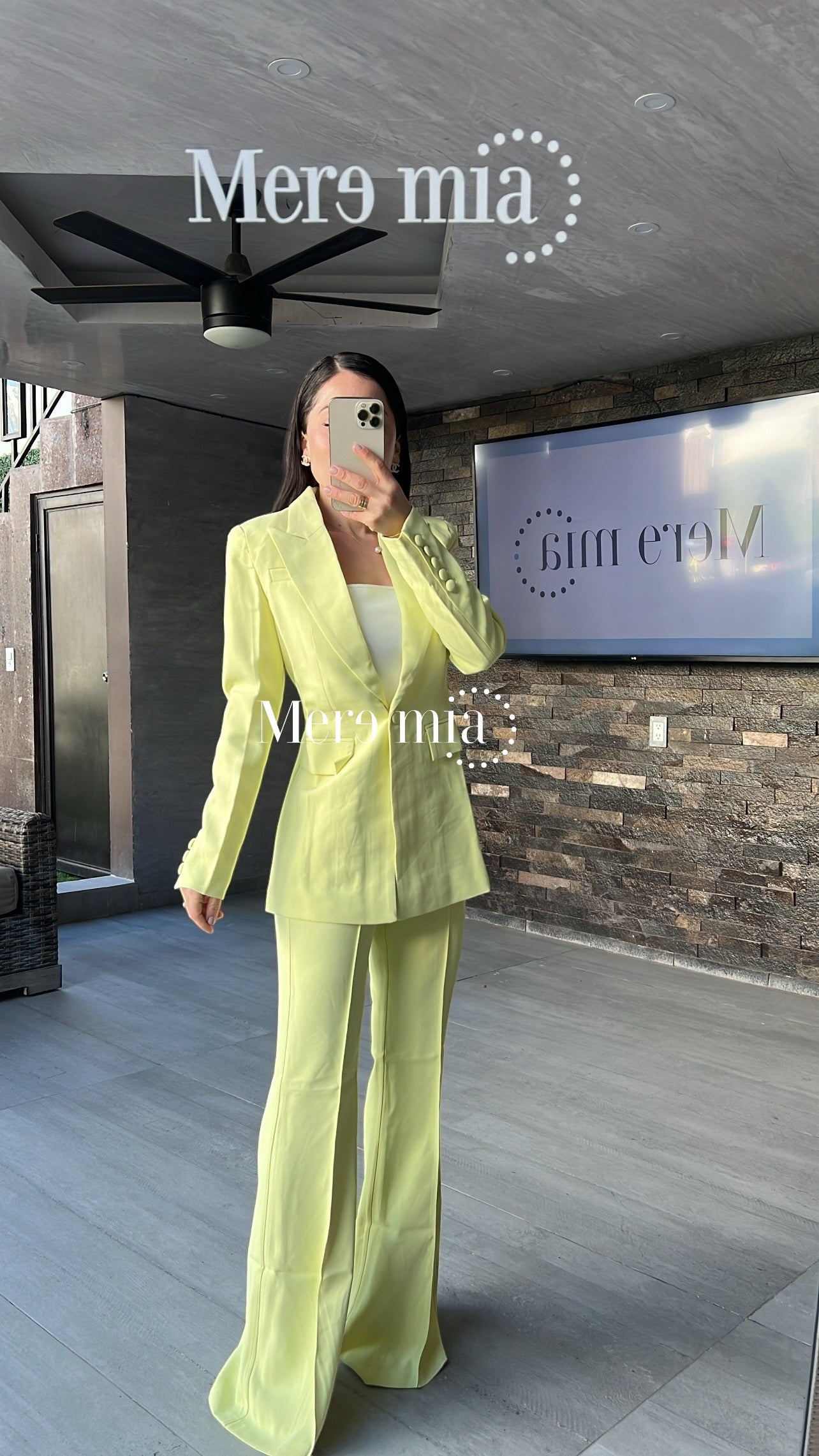 Conjunto pantalon verde lim