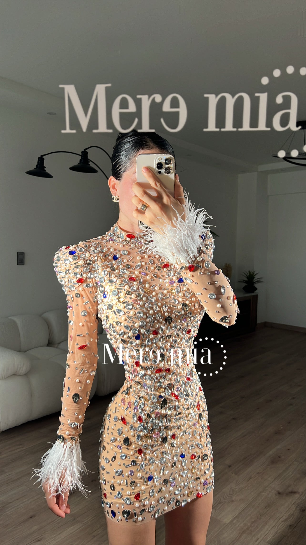 Vestido nude colores