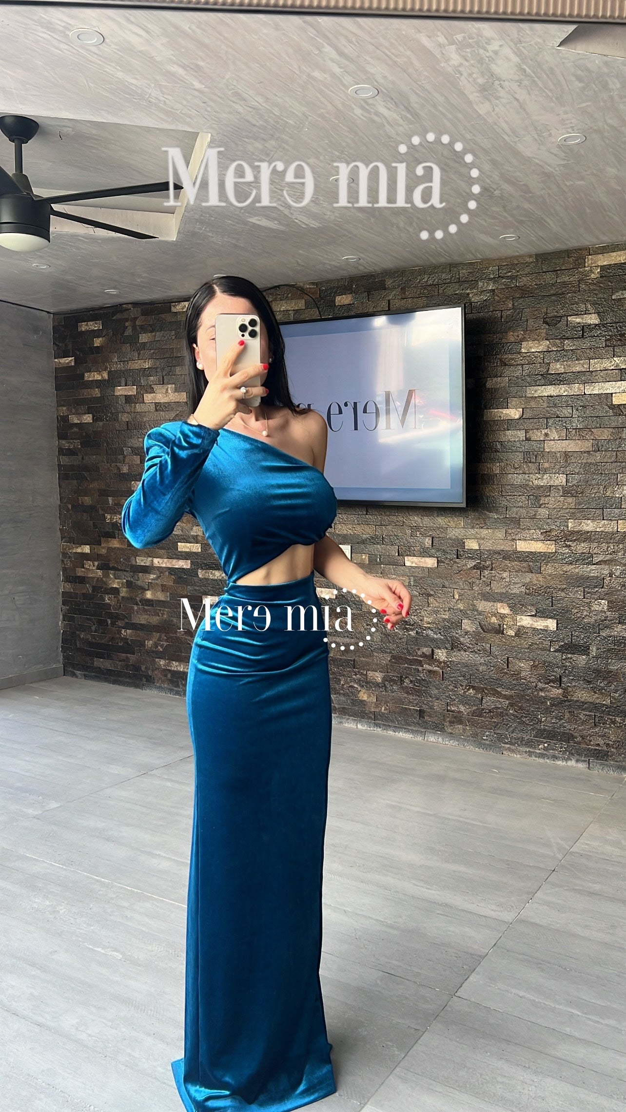 Vestido azul terc