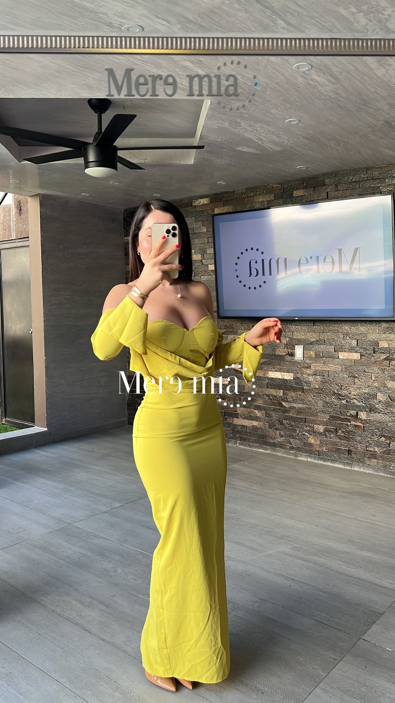 Vestido verde stretch ml