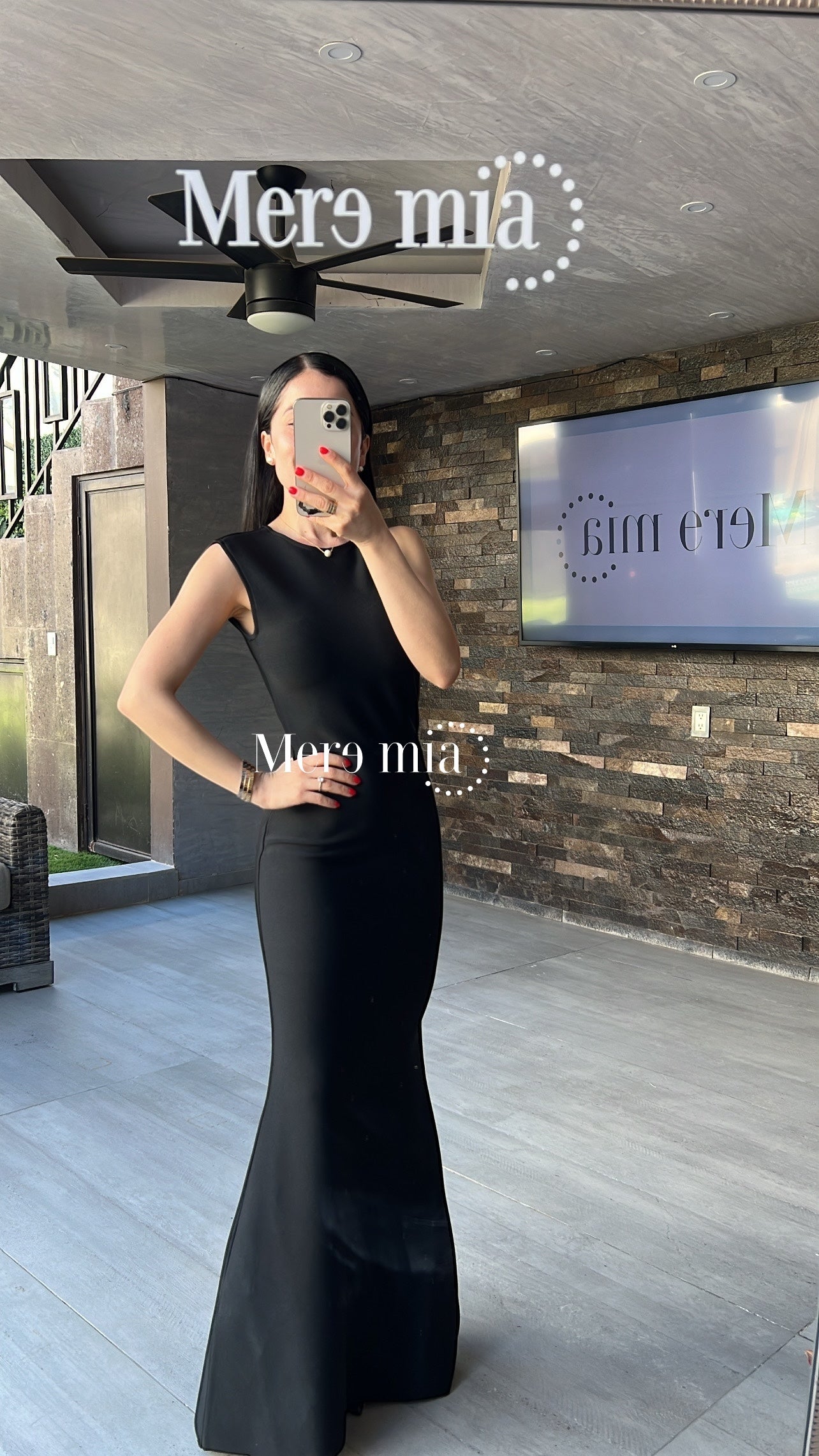 Vestido negro espalda