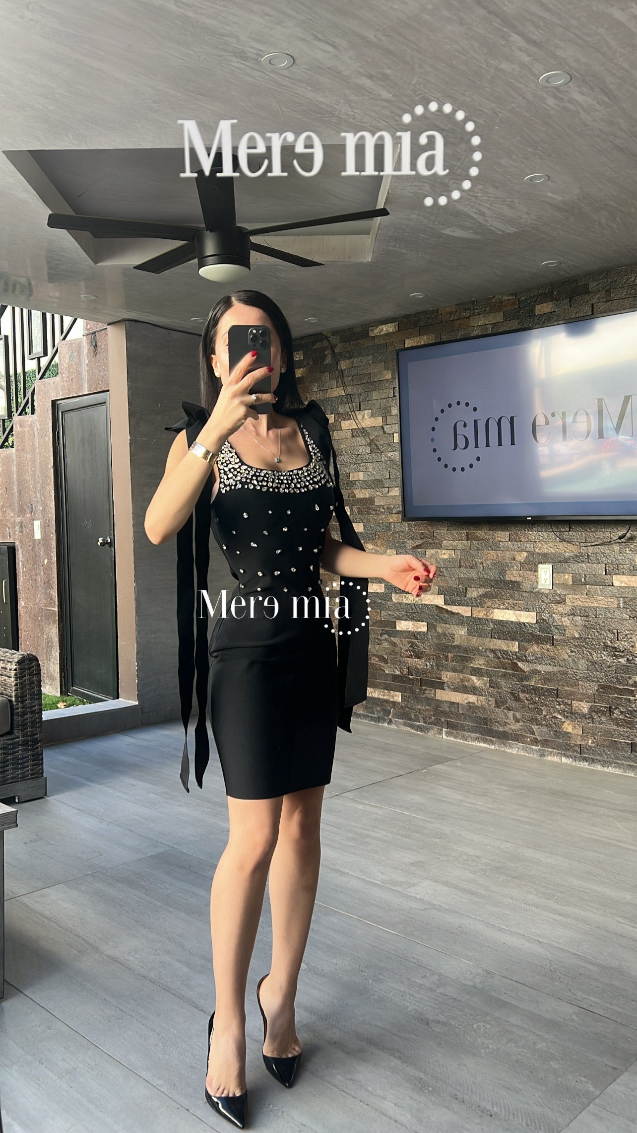 Vestido gotas tirantes