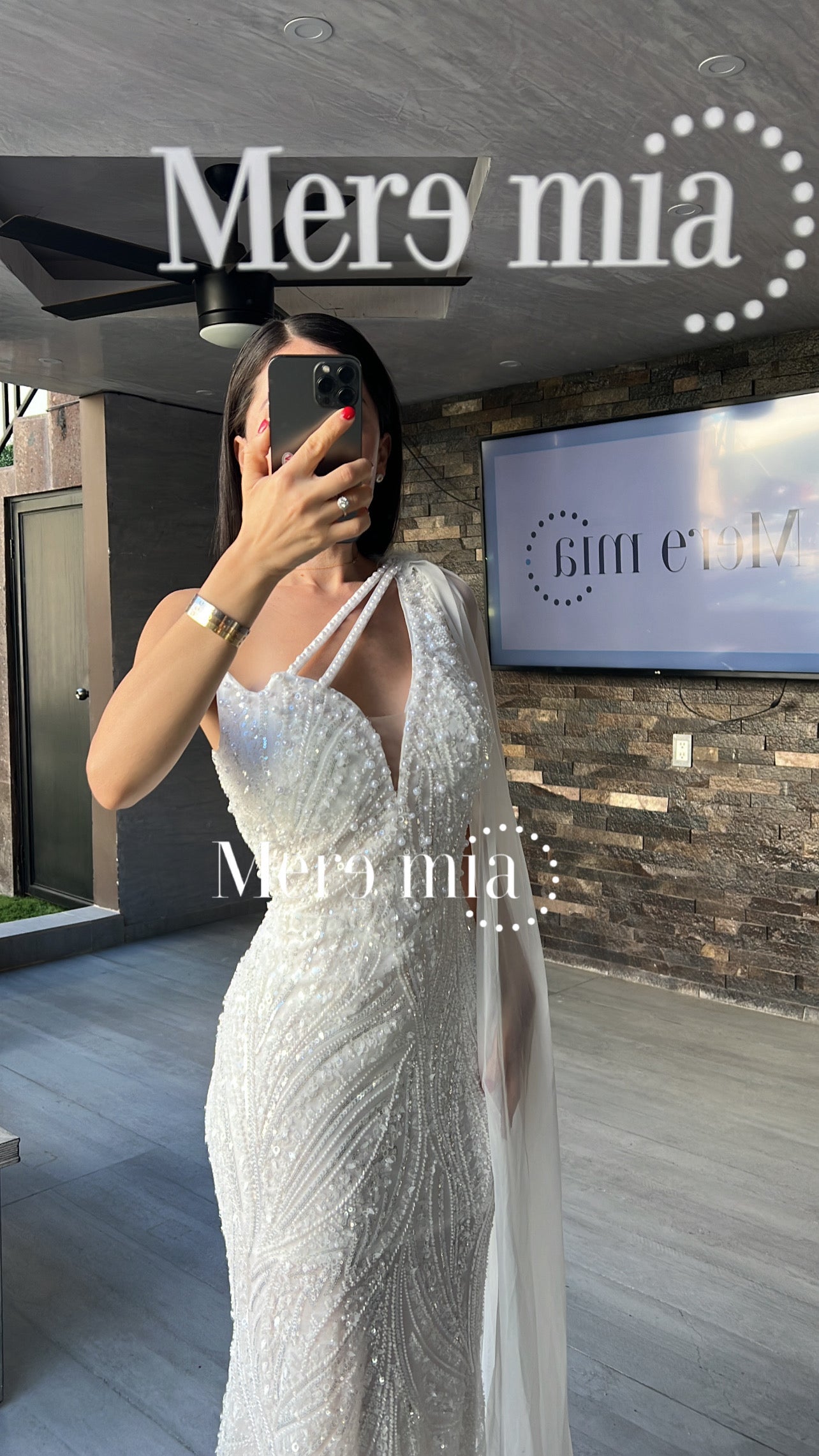 Vestido blanco hombro lent