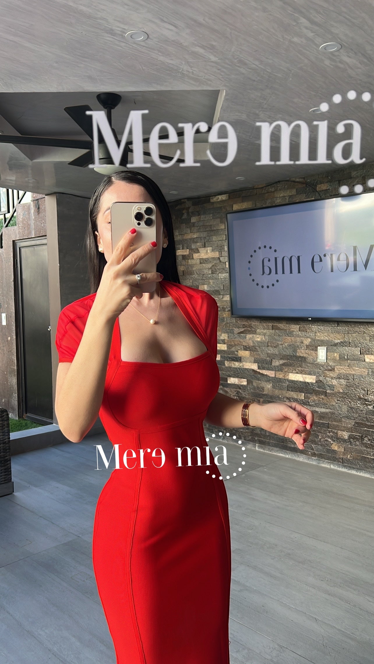 Vestido rojo halter