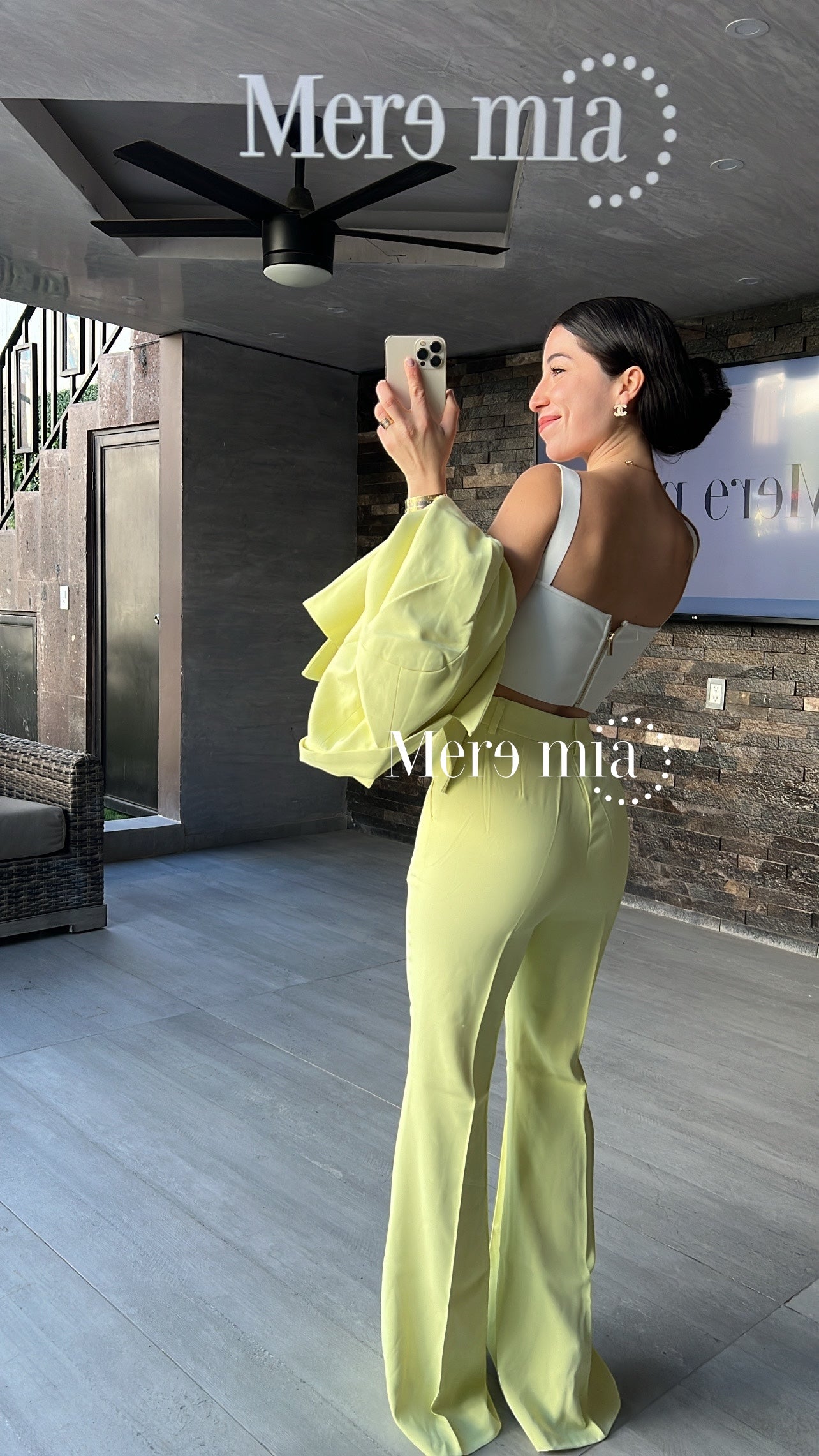 Conjunto pantalon verde lim