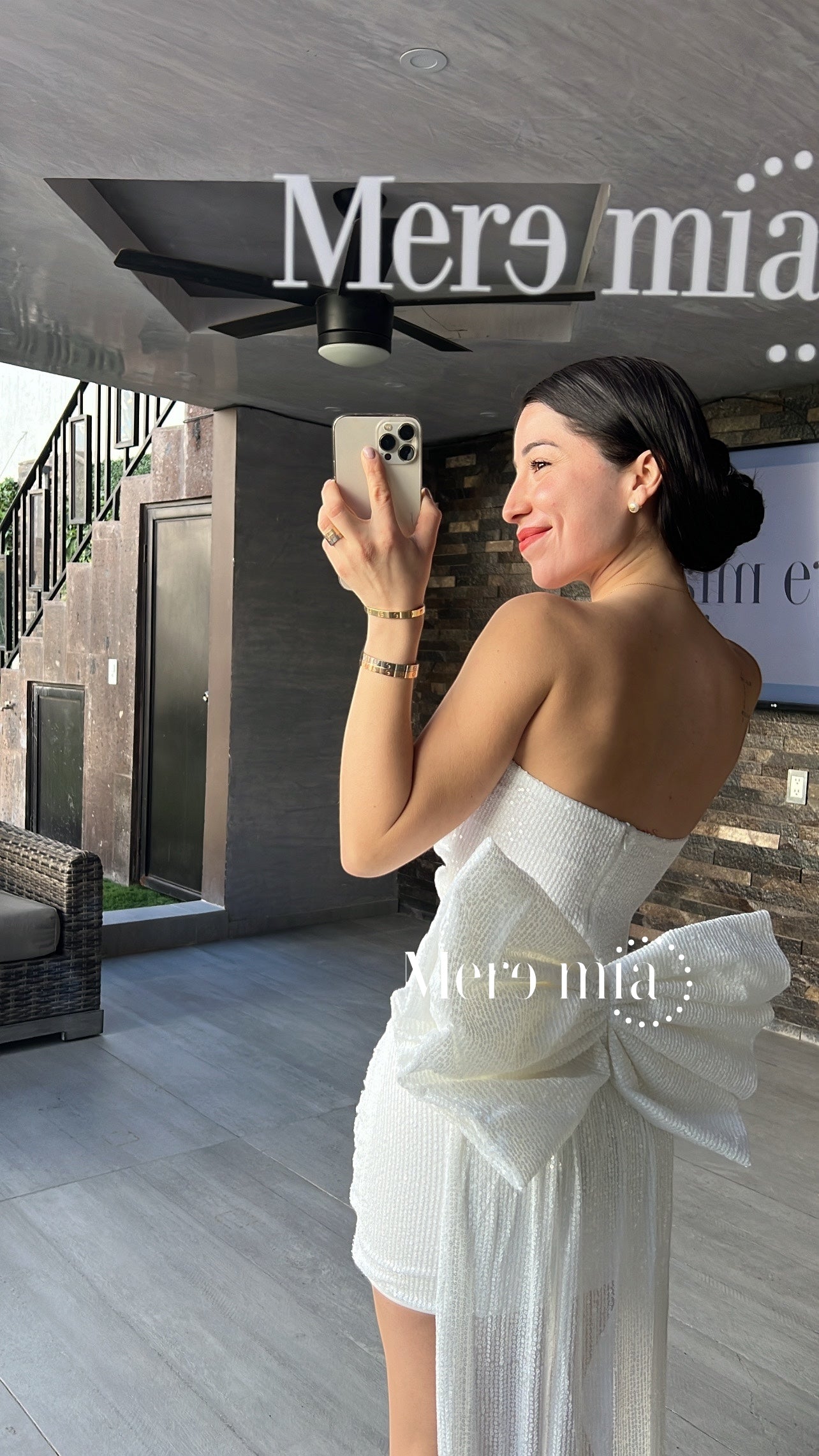 Vestido blanco lent corto