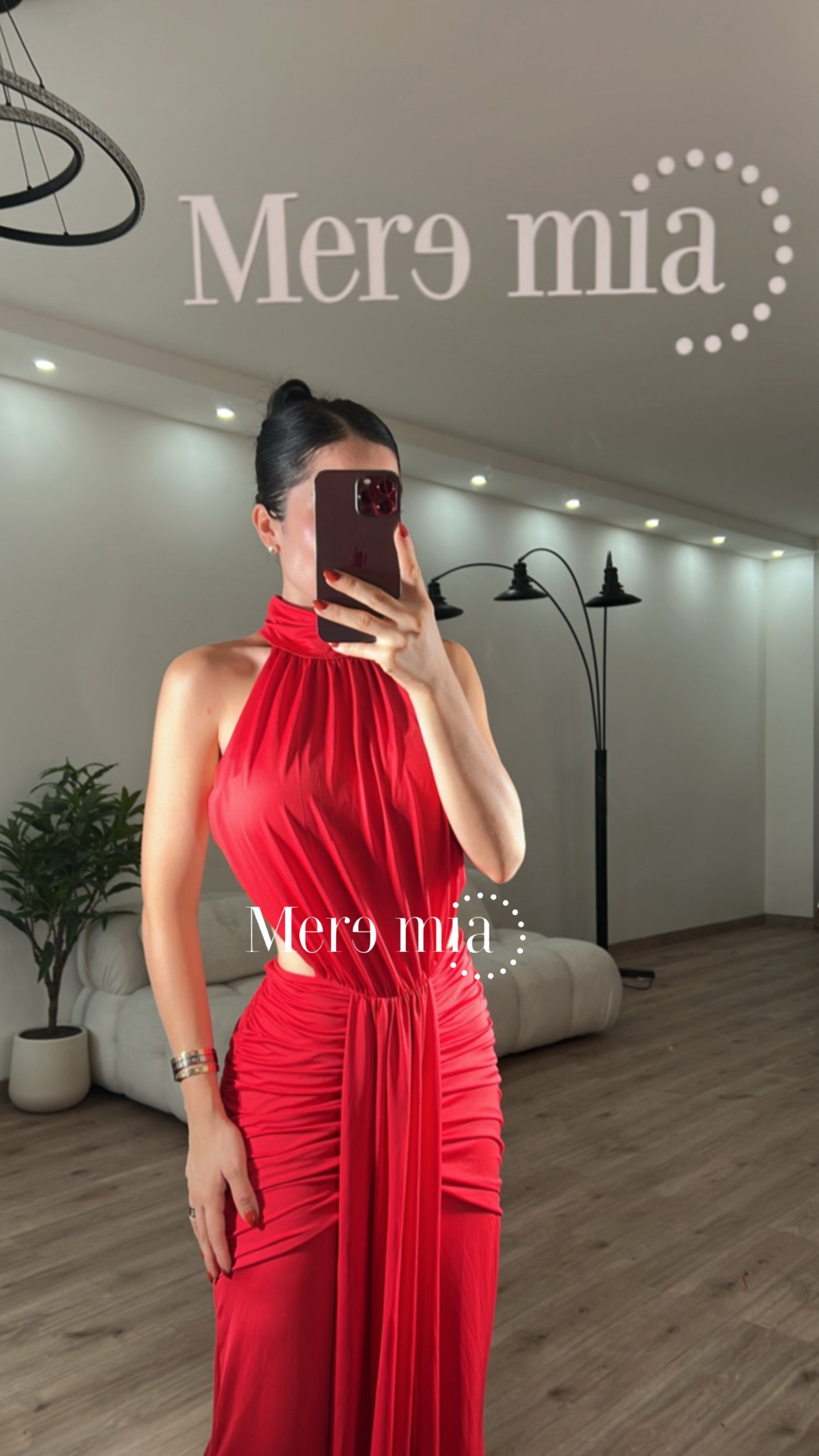 Vestido estola sin espalda