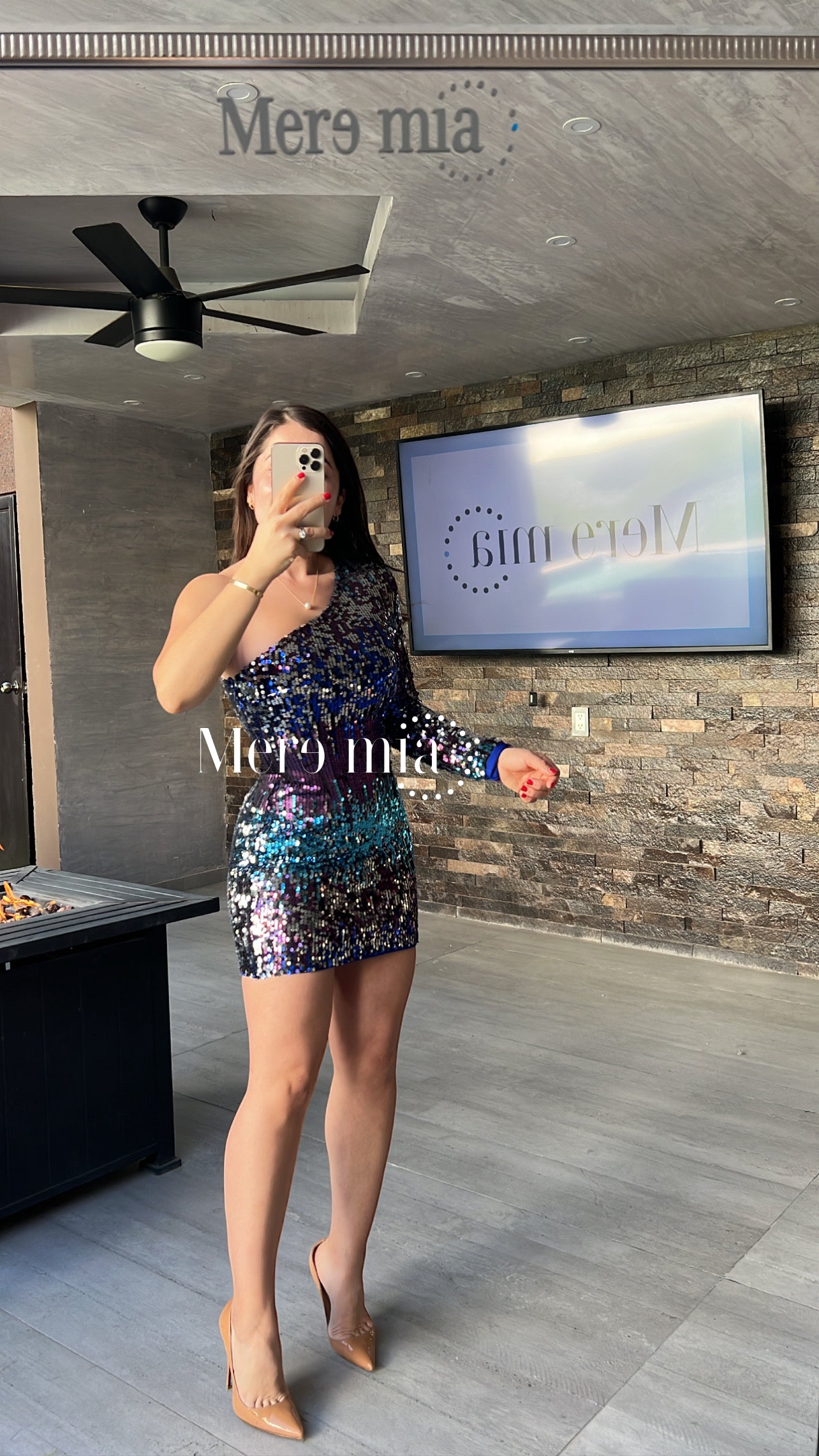 Vestido lent hombro colores