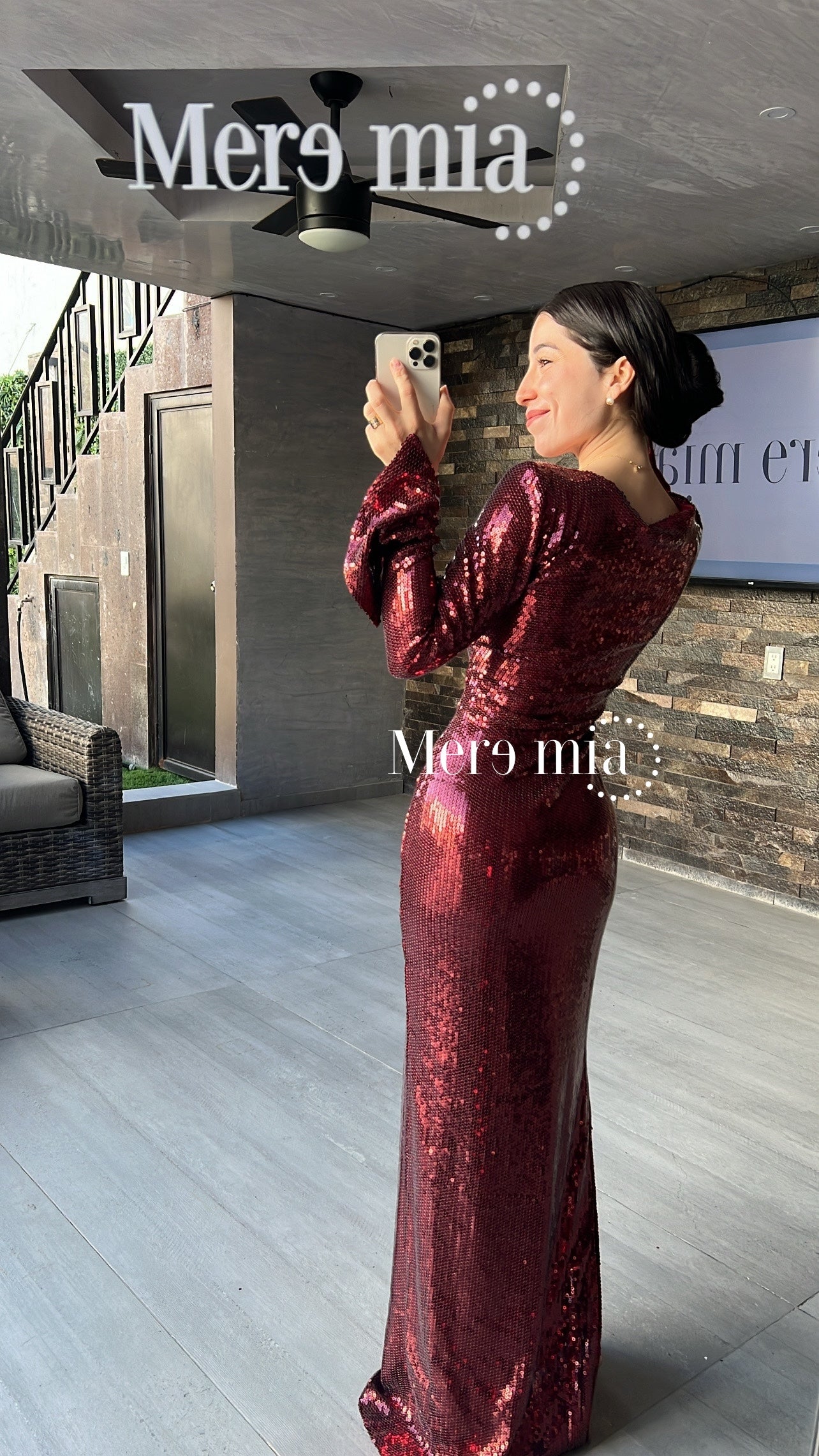 Vestido tinto lent ml