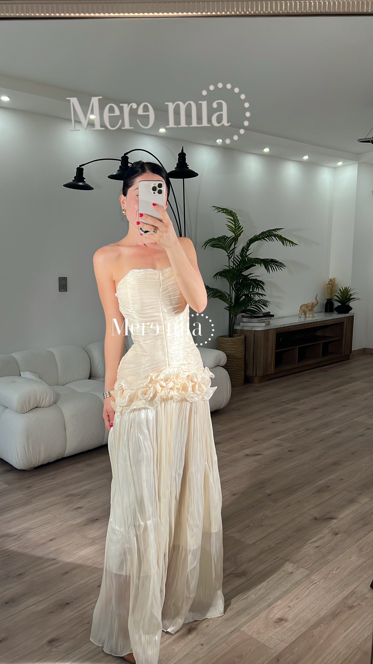 Vestido plisado flores