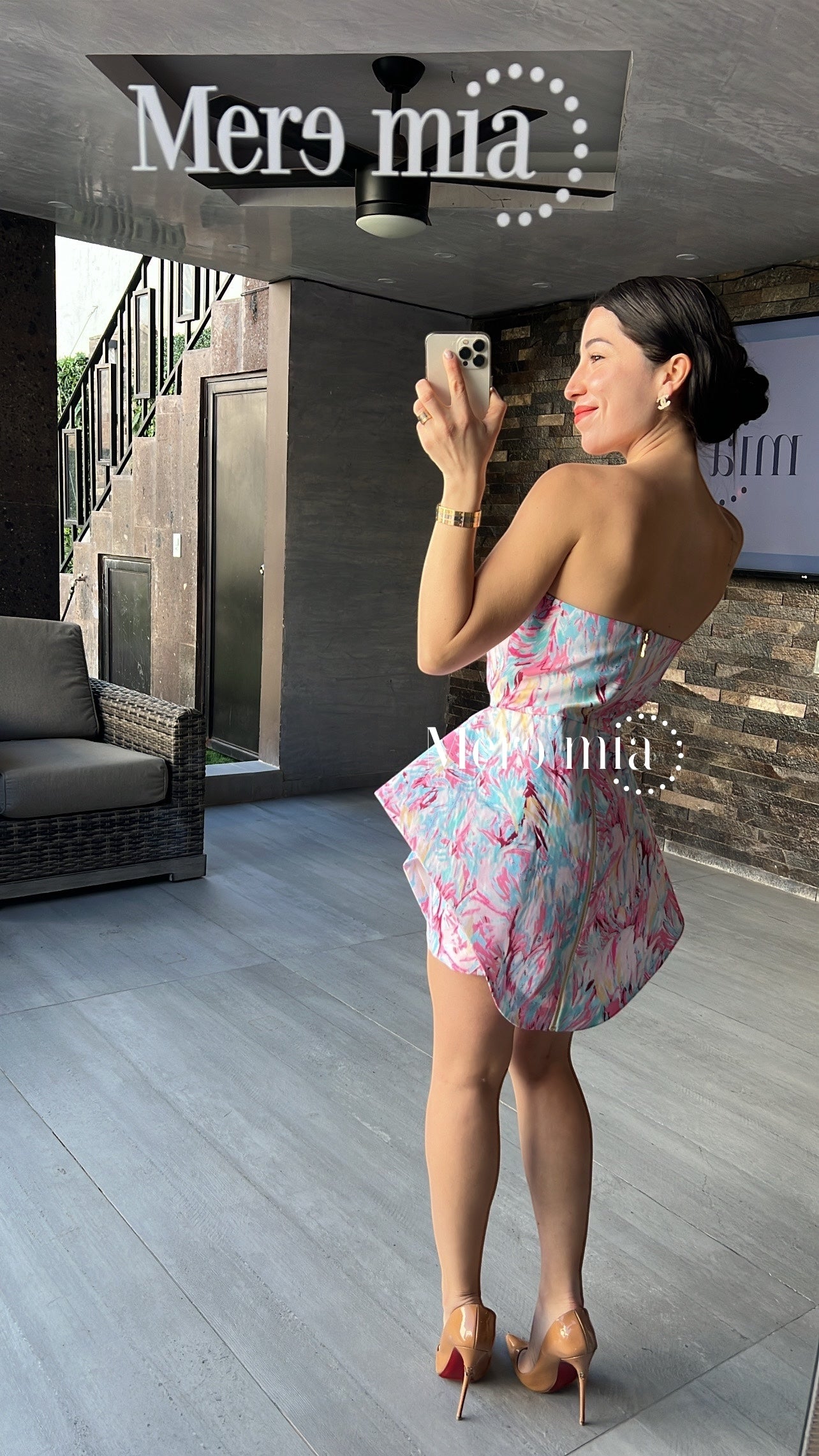 Vestido flores colores