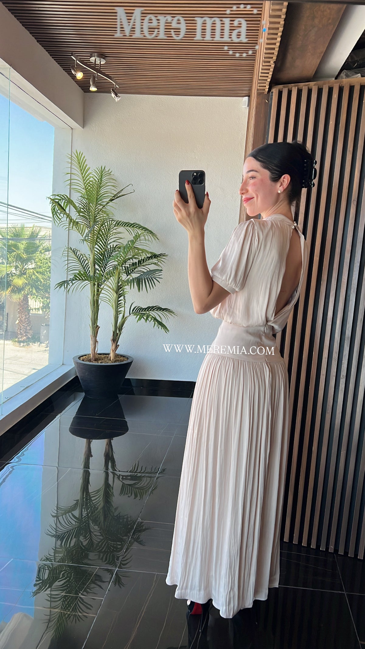 Vestido mc plisado
