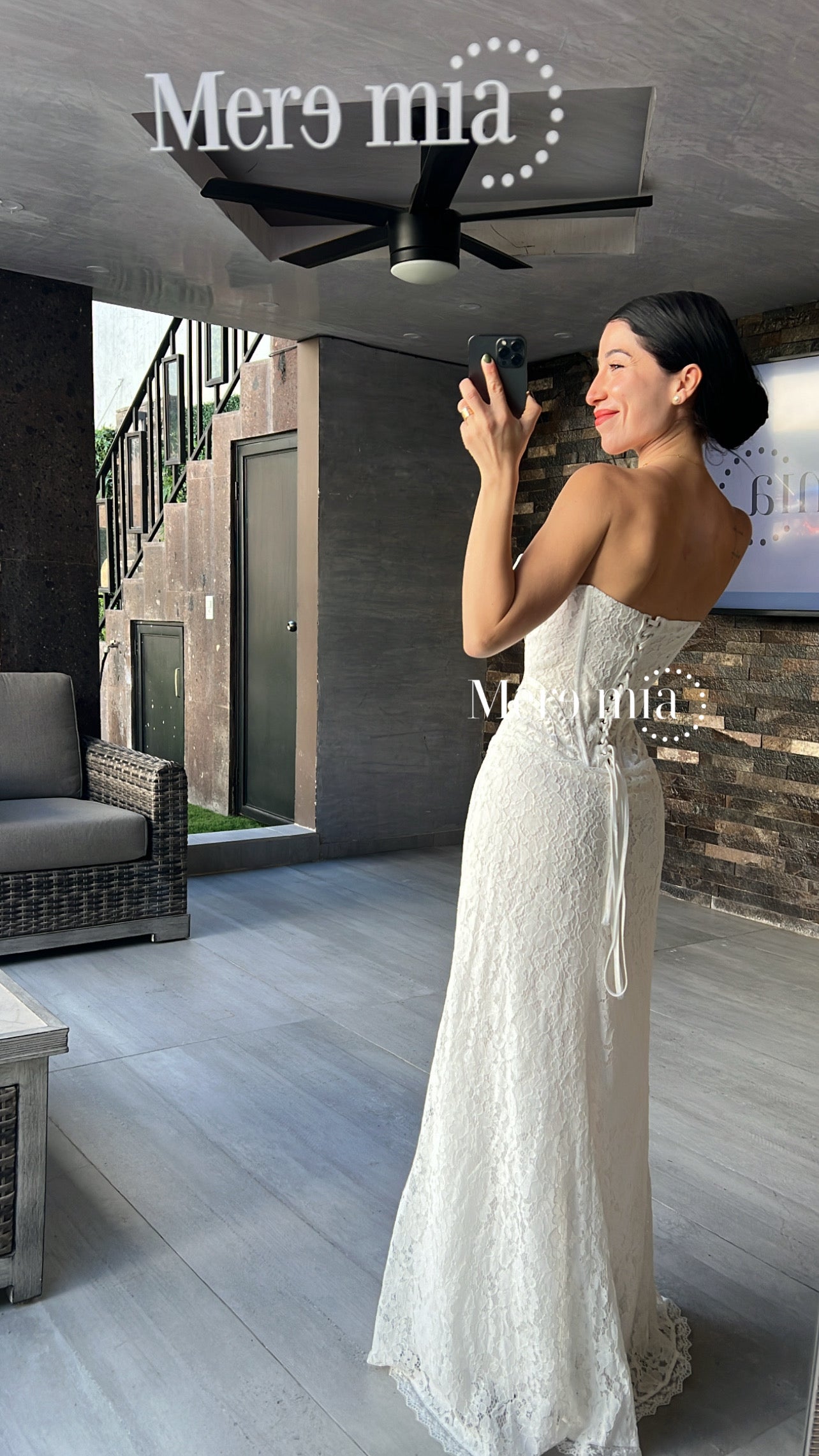 Vestido blanco encaje