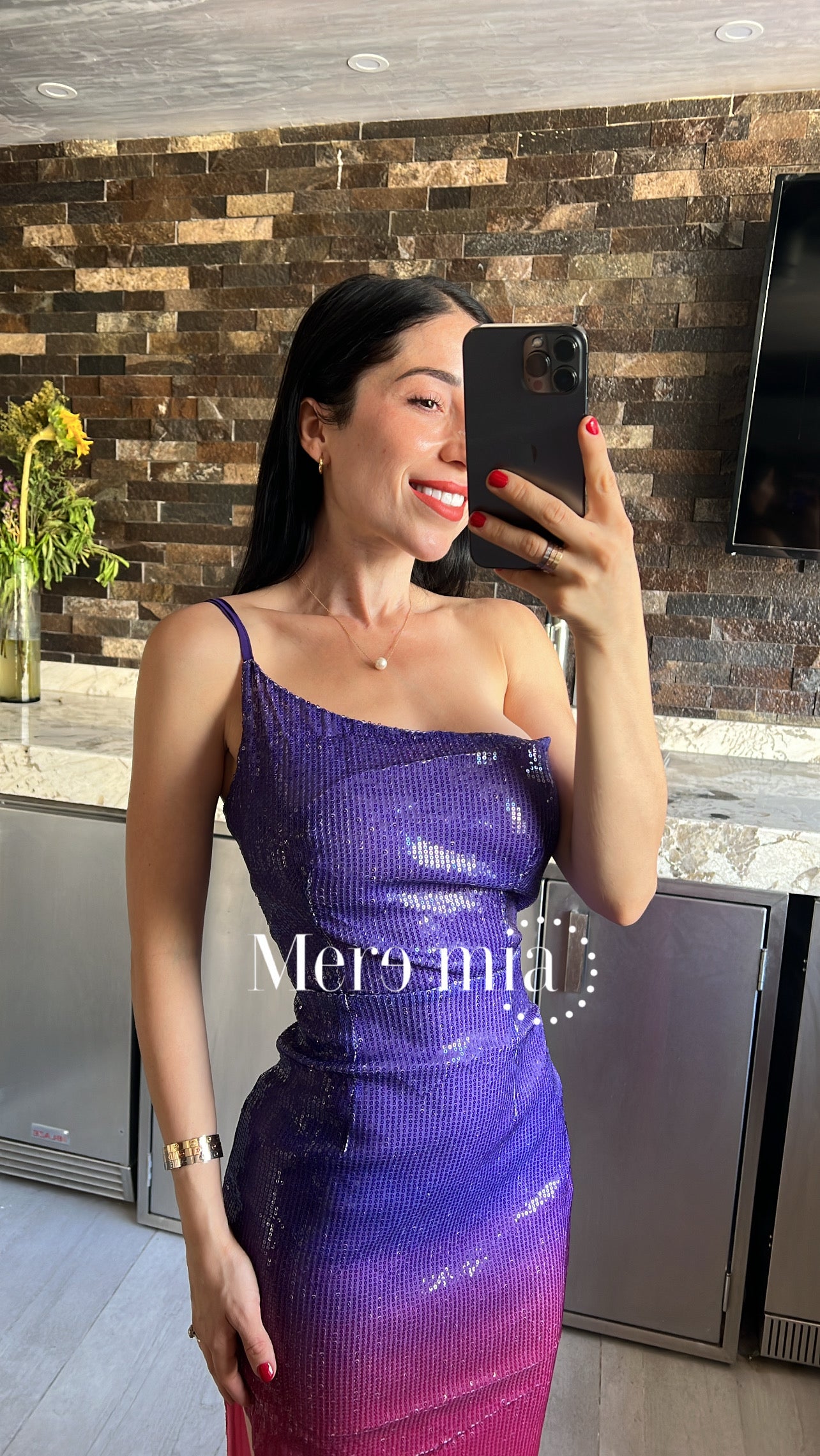 Vestido colores hombro lent