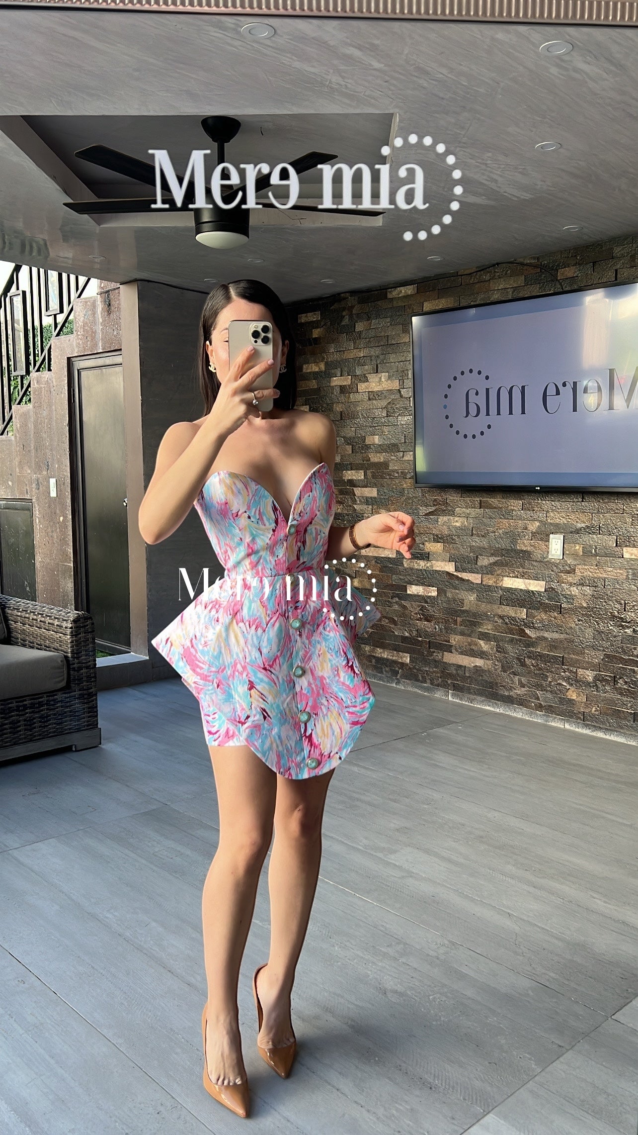 Vestido flores colores