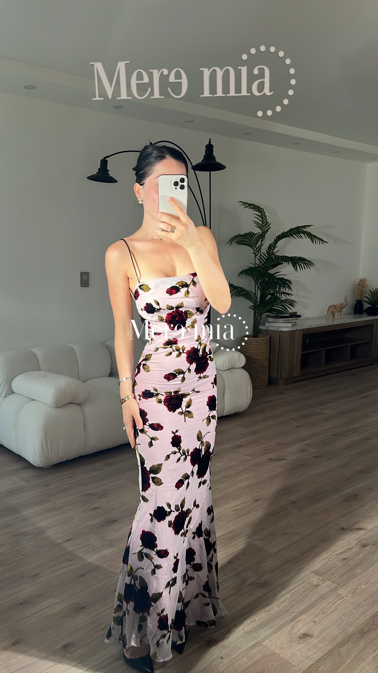 Vestido flores estampado