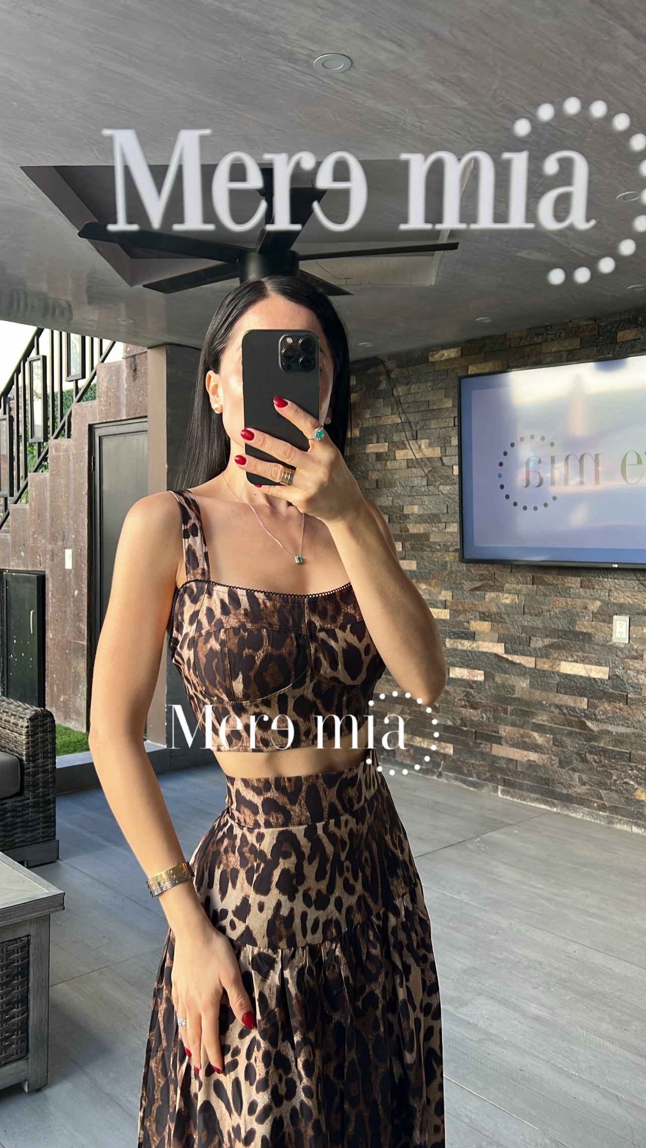 Conjunto animal print