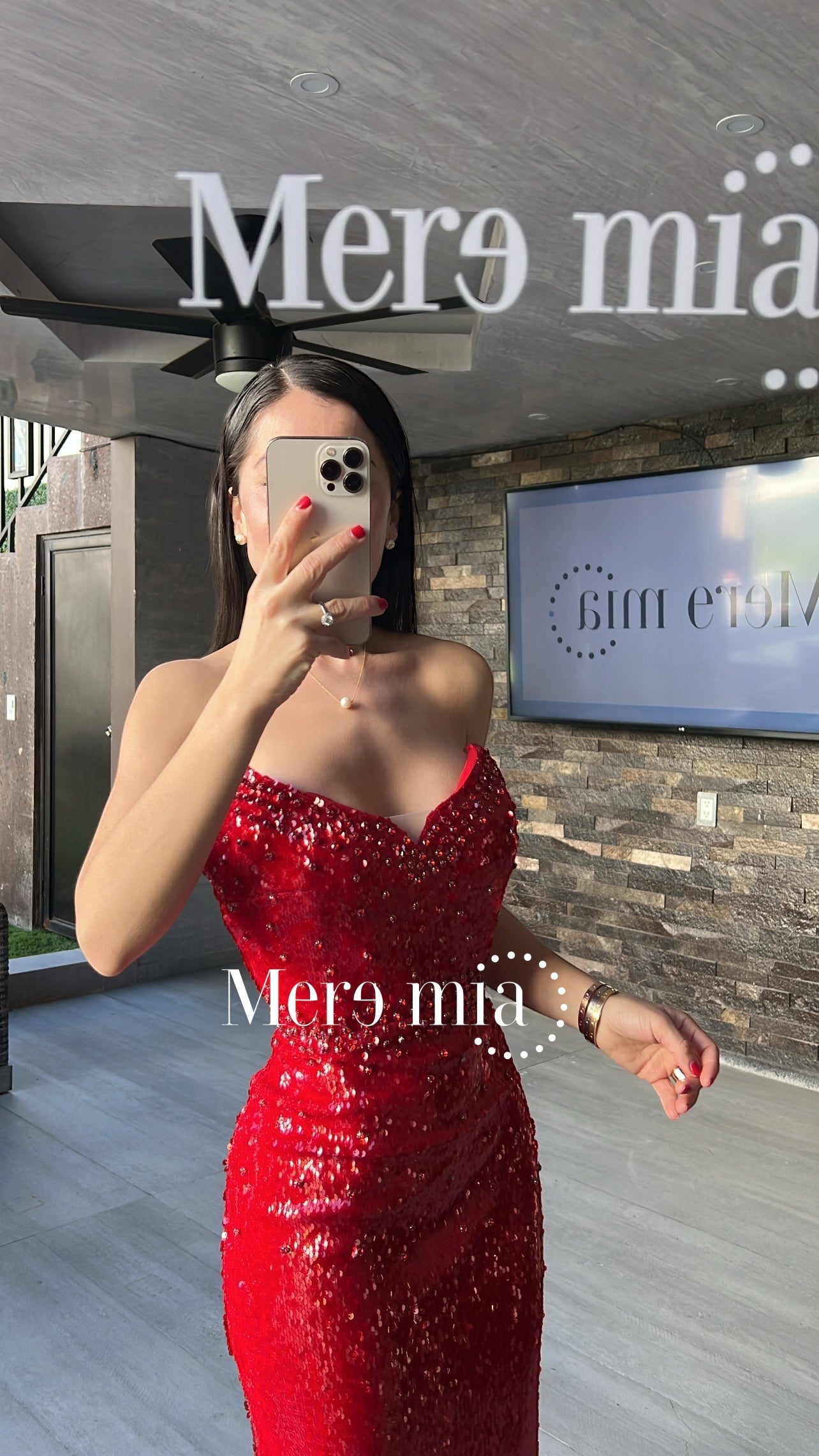 Vestido rojo apl rojas