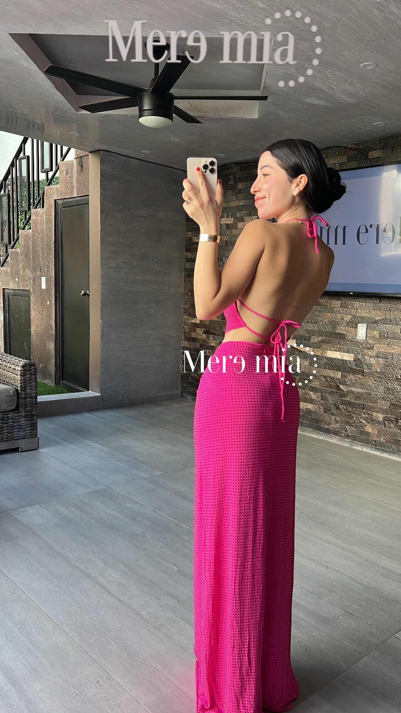 Conjunto rosa puntos