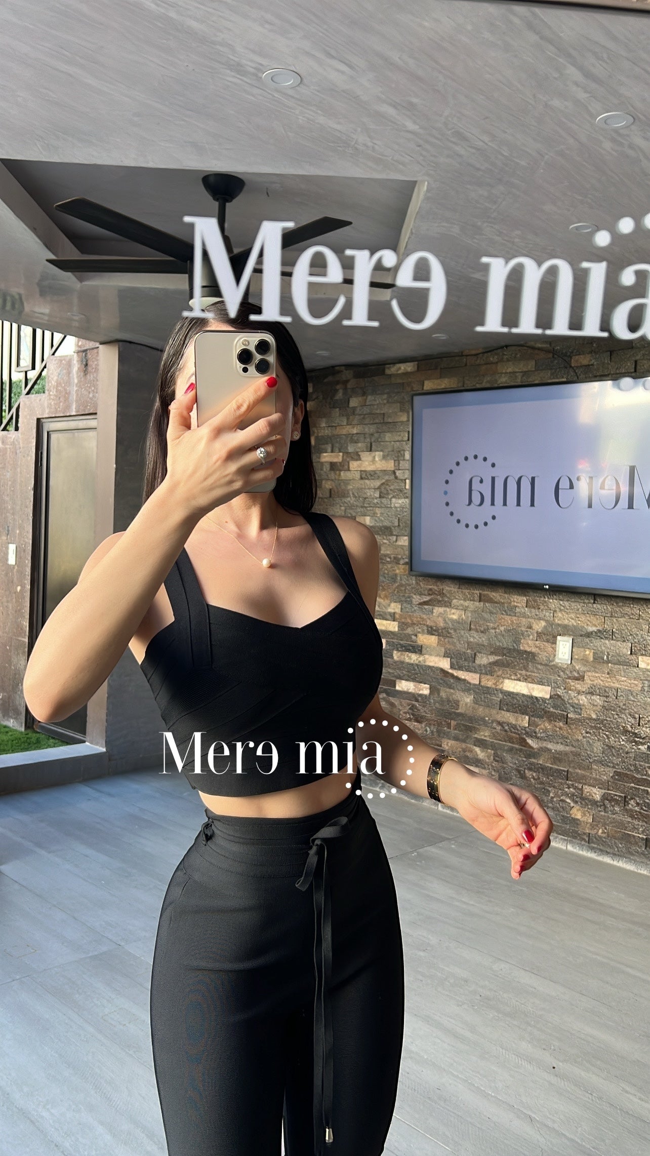 Crop top tirante grueso