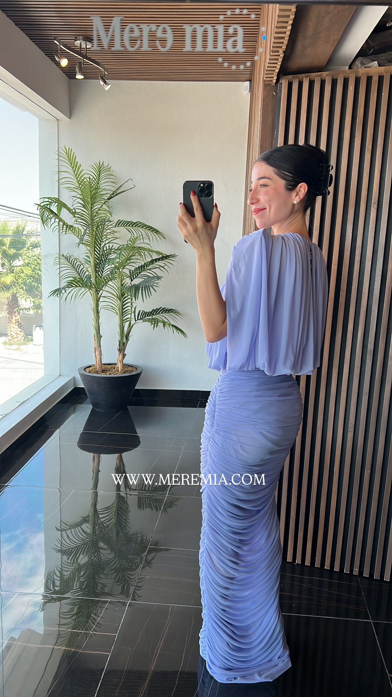 Vestido pliegues bombacho