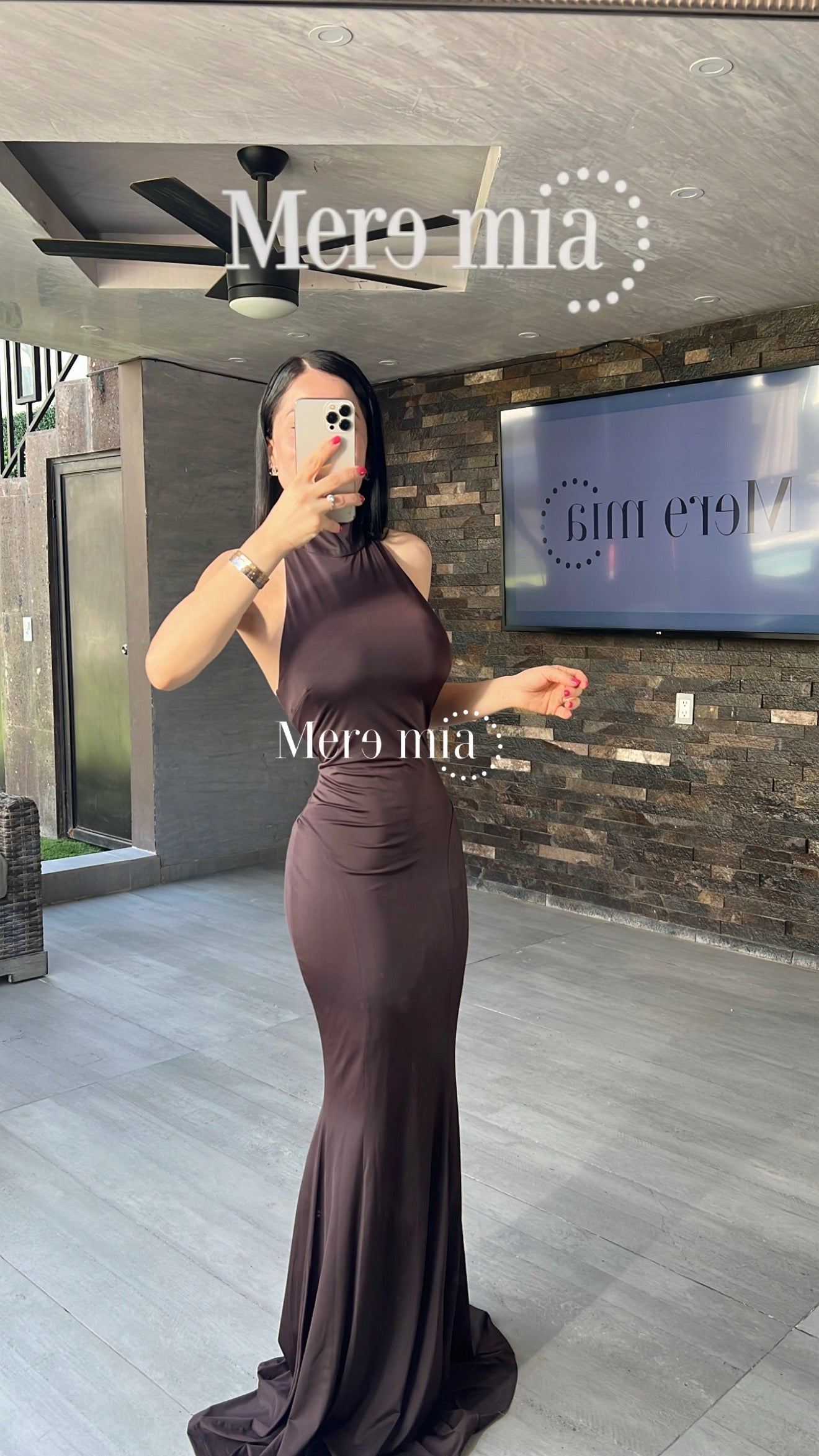 Vastido obs cuello olan