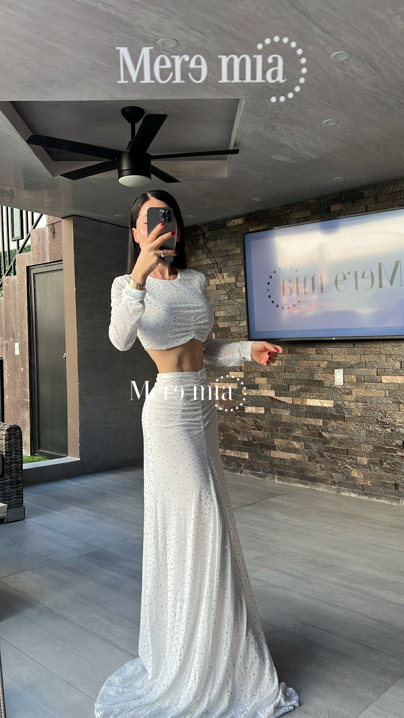 Conjunto lent plata ml