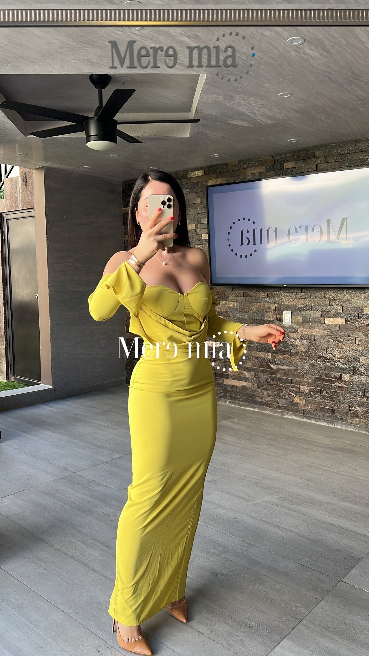 Vestido verde stretch ml