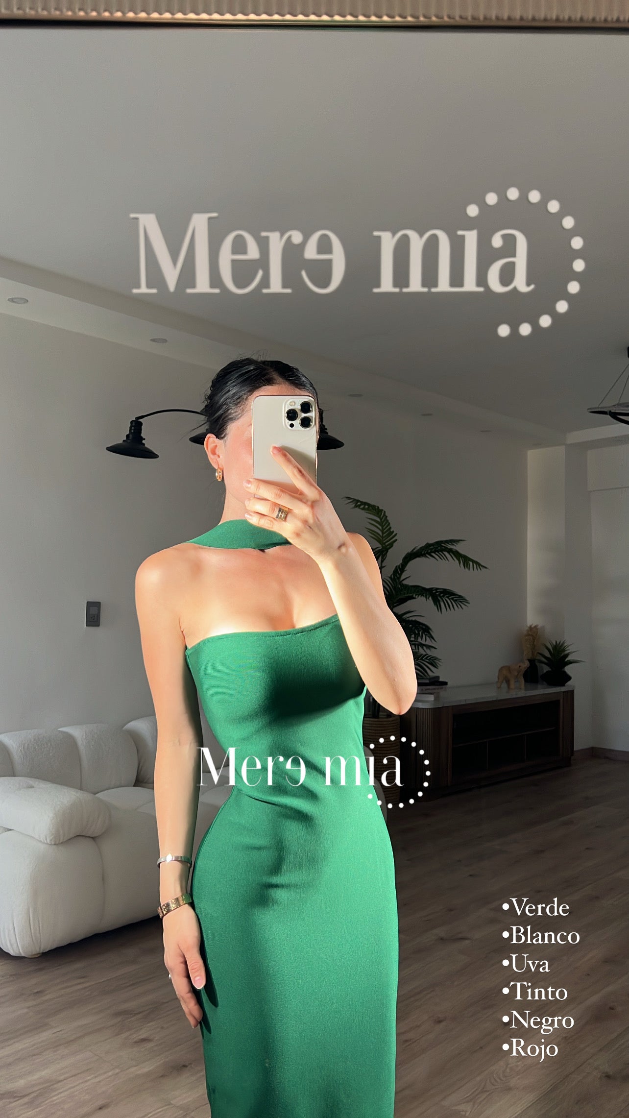 Vestido verde halter
