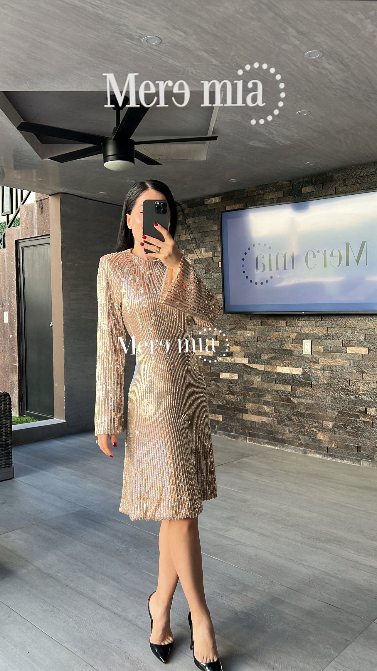 Vestido moka lent plata