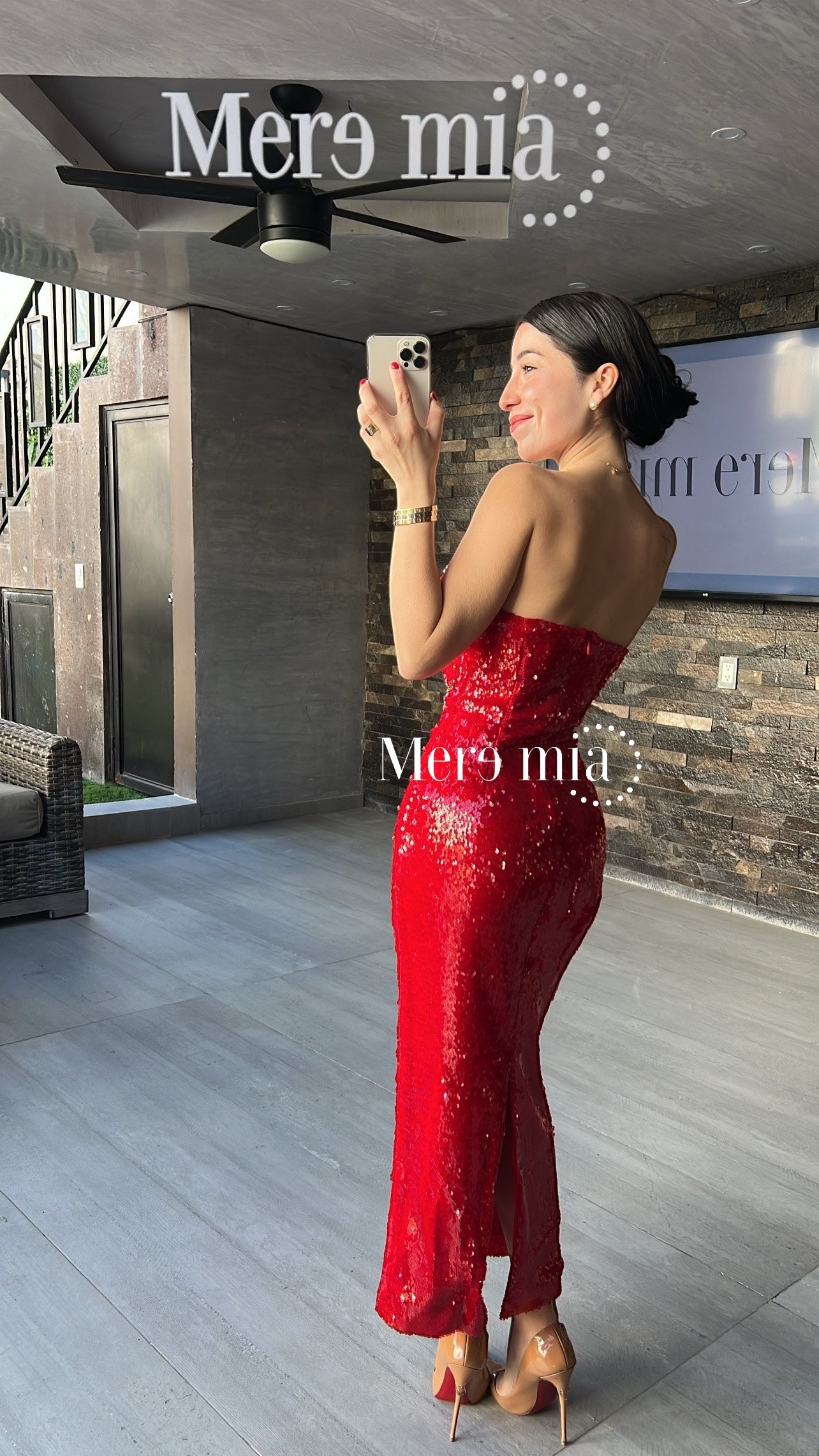 Vestido rojo apl rojas