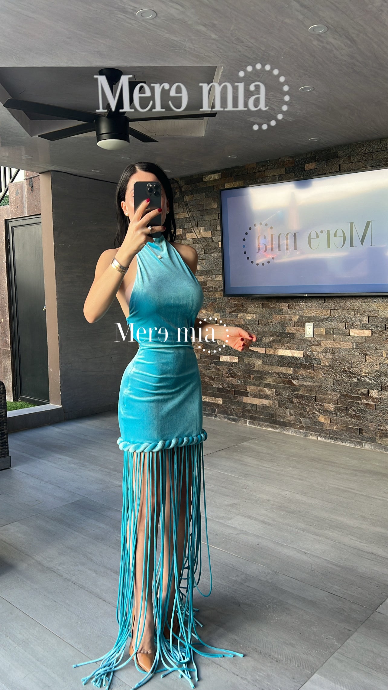 Vestido azul tiff