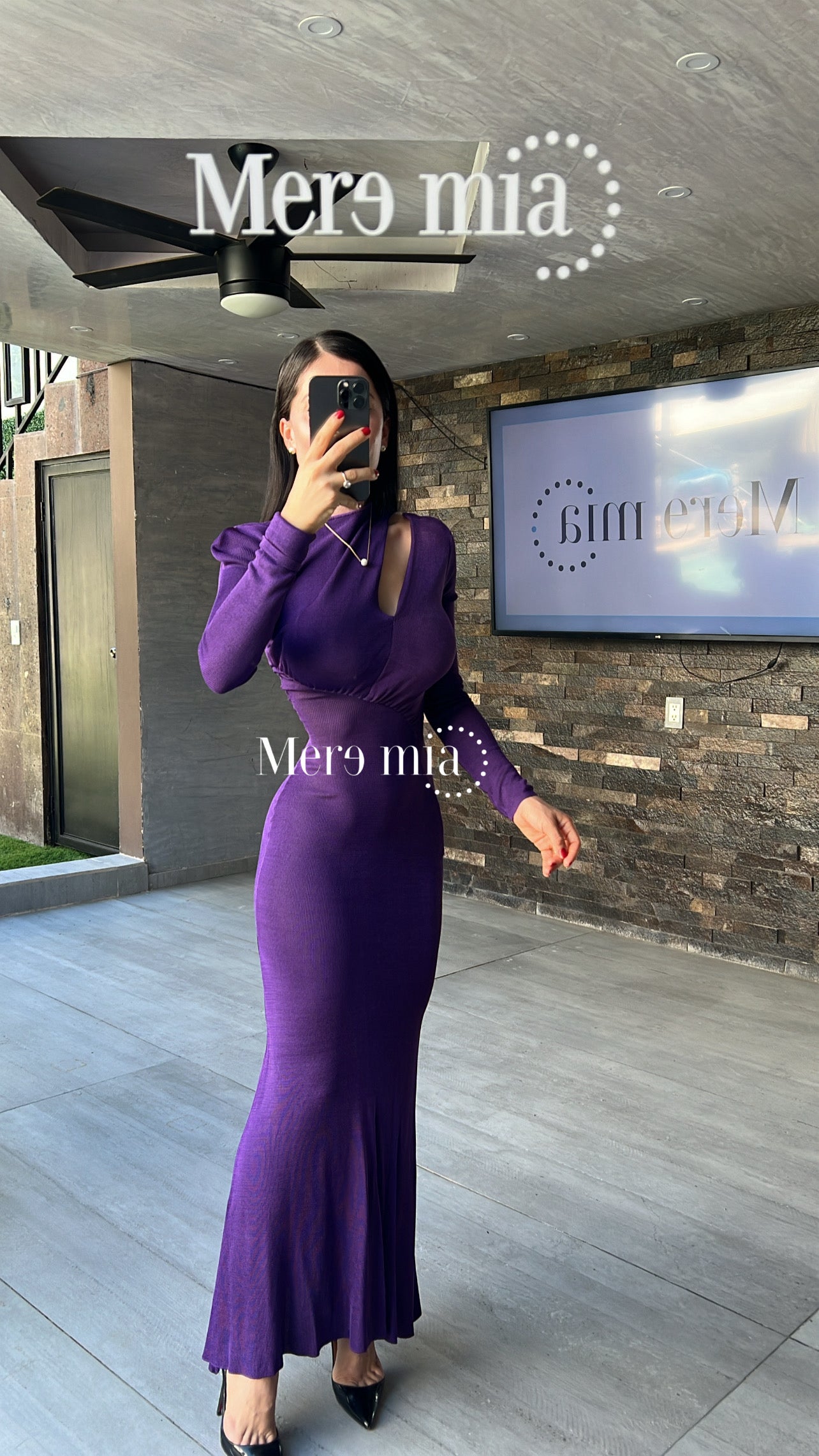 Vestido uva ml abert