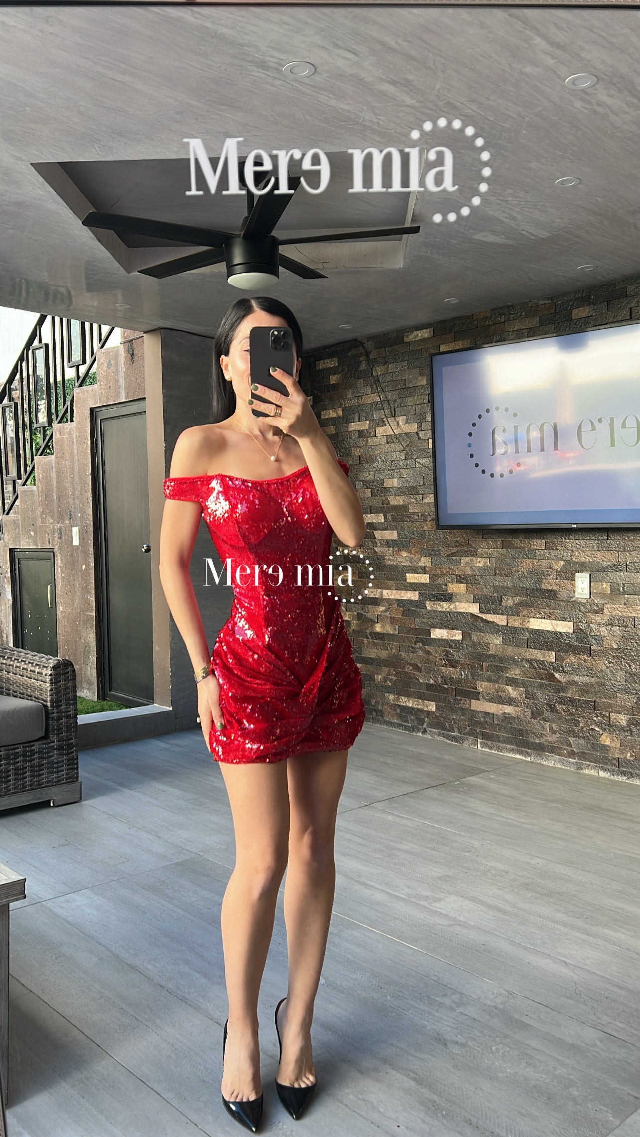 Vestido rojo lent nudo