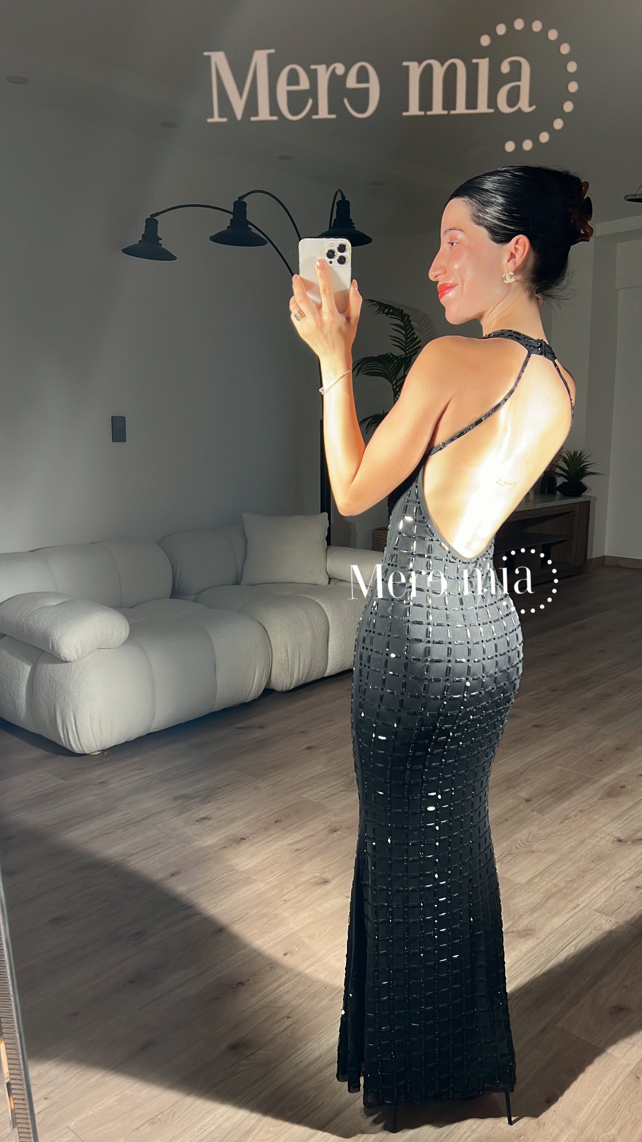 Vestido negro apl