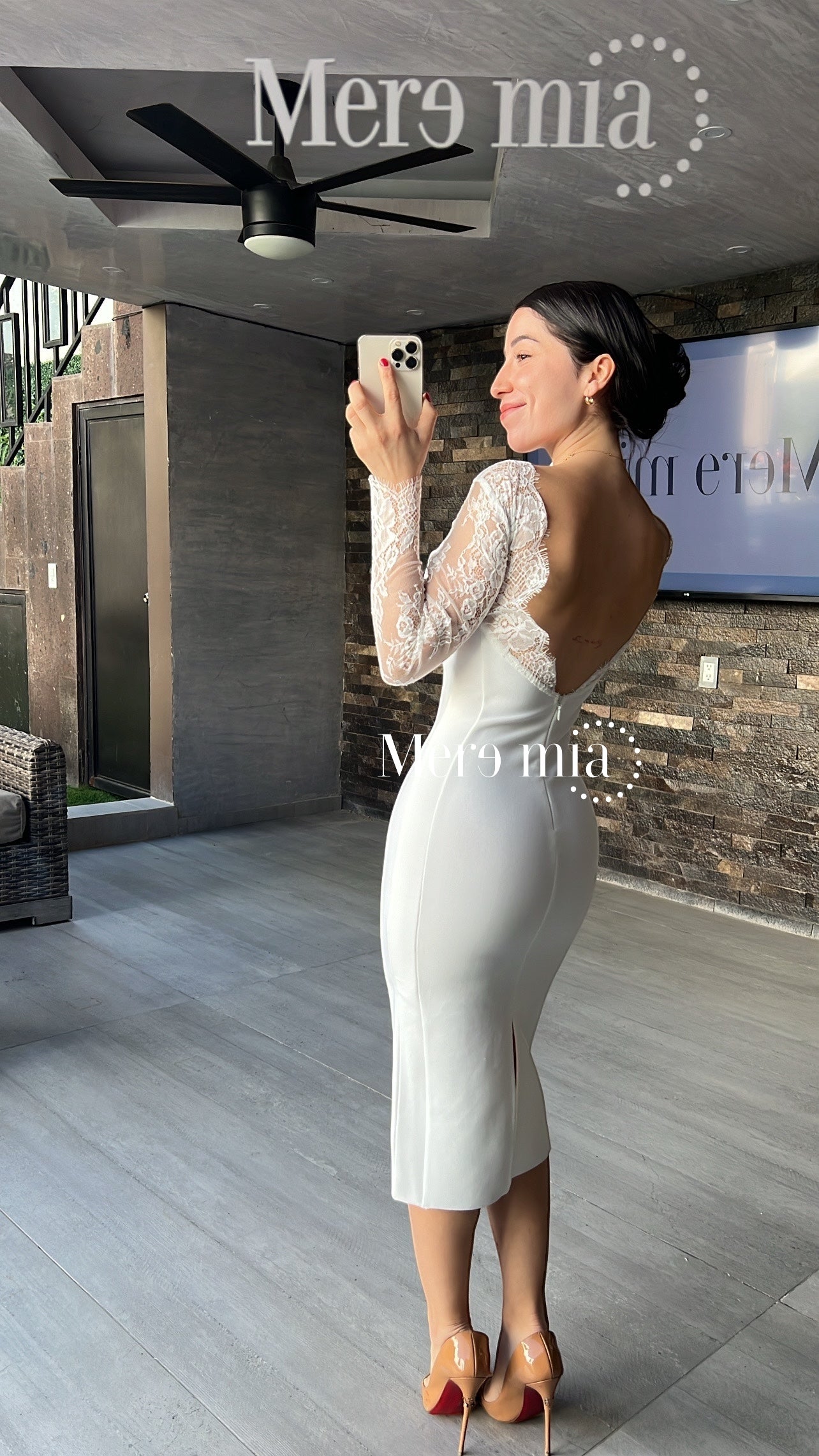 Vestido blanco encaje