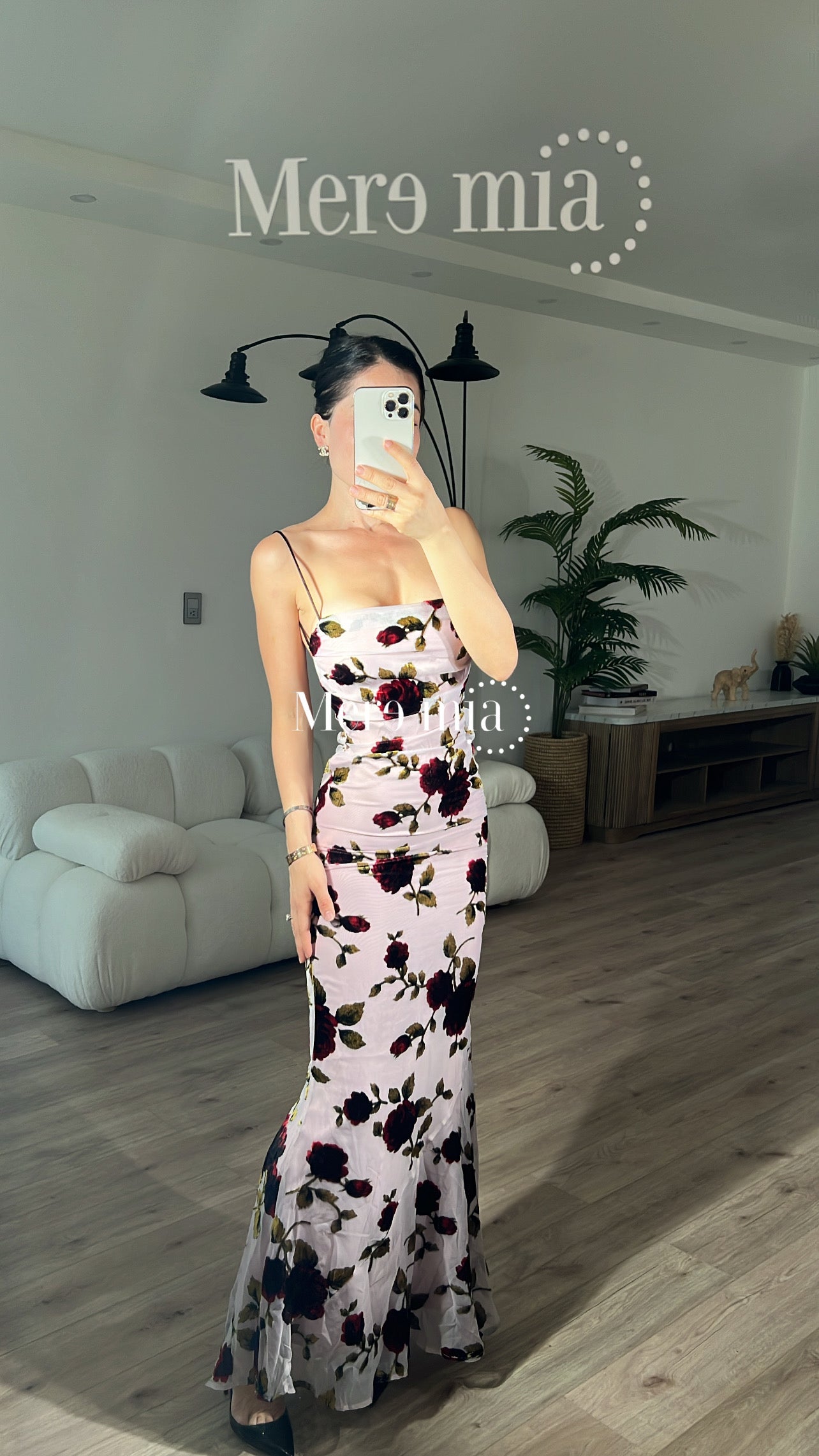 Vestido flores estampado