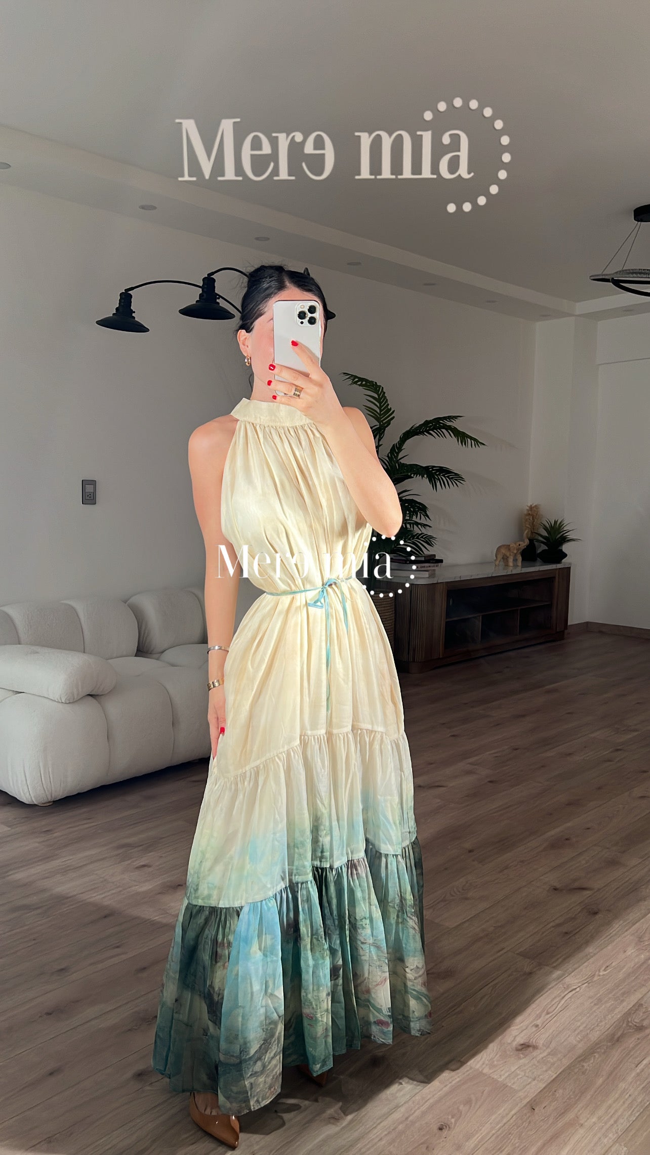 Vestido nude ampon