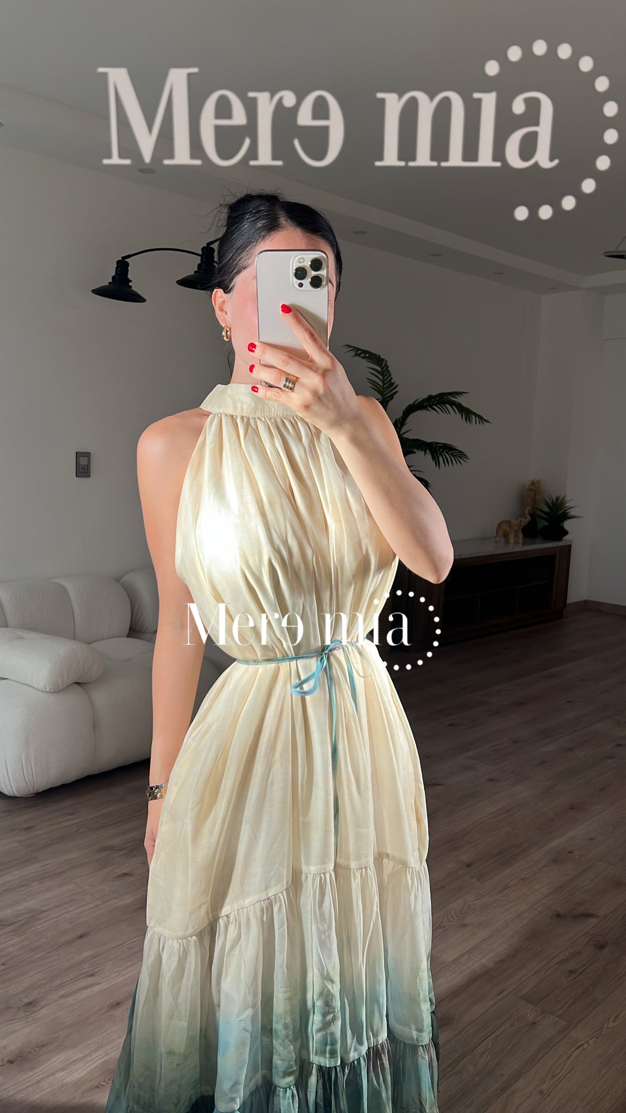 Vestido nude ampon